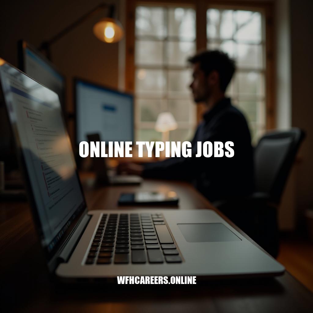 Online Typing Jobs: A Guide to Remote Work Opportunities